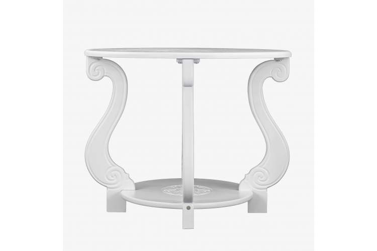 Стол журнальный Овация (М) ЛАЙТ белый-2