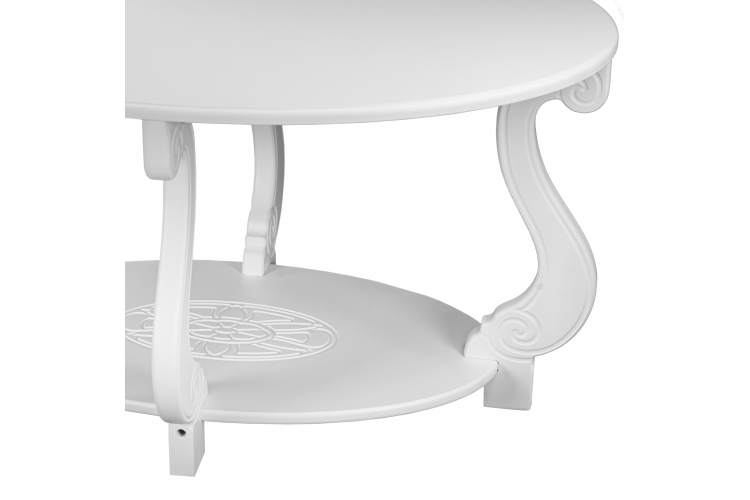 Стол журнальный Овация (М) ЛАЙТ белый-4