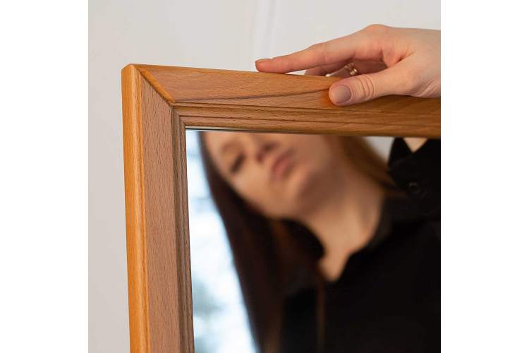 Зеркало напольное BeautyStyle 27 светло-коричневый 135 см х 42,5 см-10