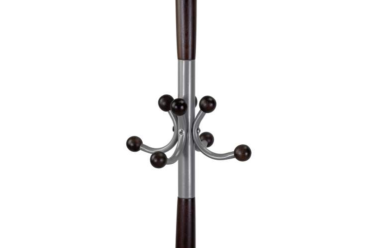 Вешалка напольная Д 1 металлик/ венге-1