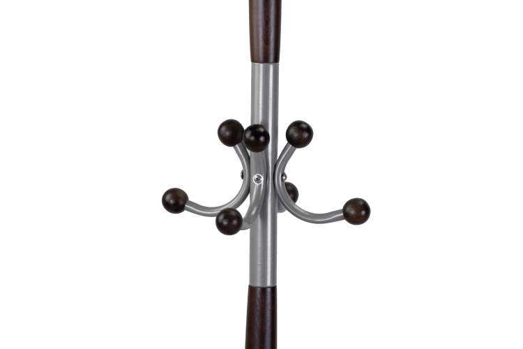 Вешалка напольная Д 1 металлик/ венге-4