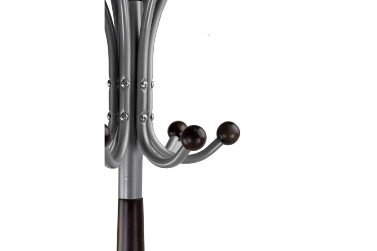 Вешалка напольная Д 1 металлик/ венге-5