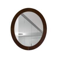 Зеркало навесное Берже 24 темно-коричневый 70 см х 60 см
