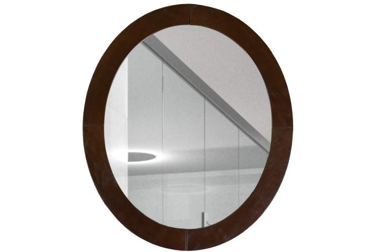 Зеркало навесное Берже 24 темно-коричневый 70 см х 60 см