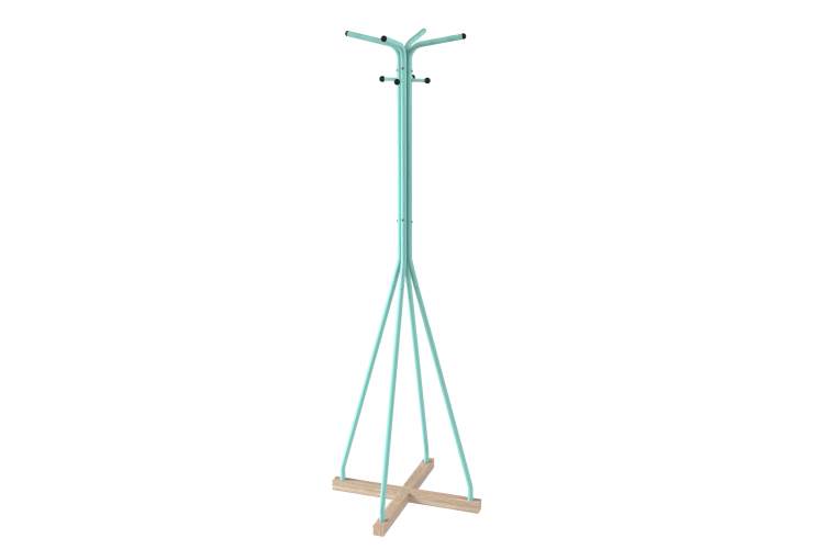 Вешалка напольная Галилео 218 бирюзовый/шимо