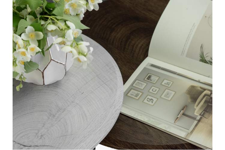 Стол журнальный BeautyStyle 2 дуб дымчатый/венге-8