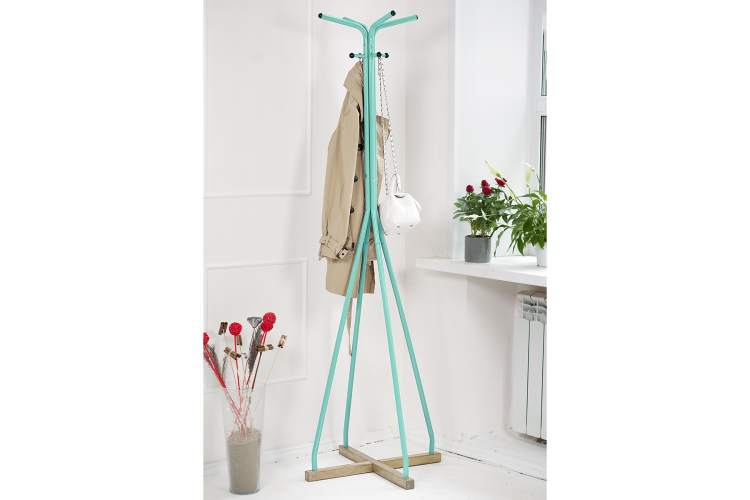 Вешалка напольная Галилео 218 бирюзовый/шимо-3