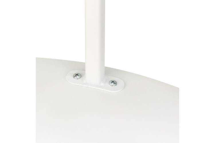 Стол журнальный МеталлАрт М001 черный мрамор/белый-4