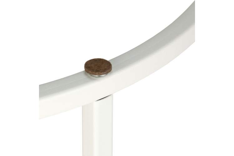 Стол журнальный МеталлАрт М001 черный мрамор/белый-6