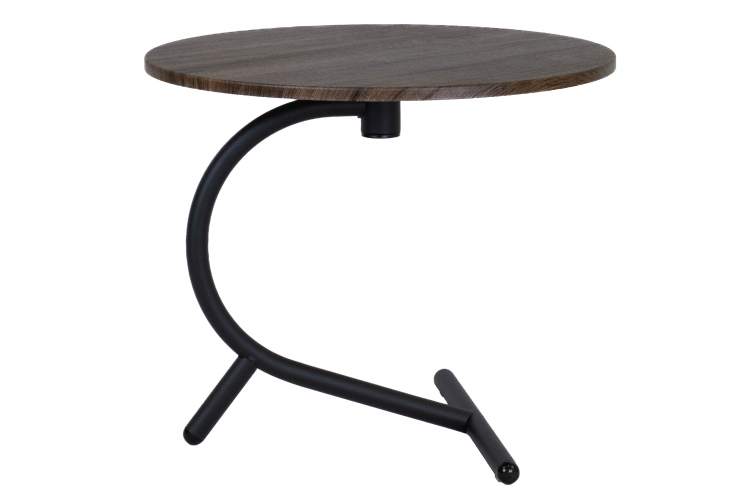 Стол журнальный Дуэт 14 дуб маррон/черный