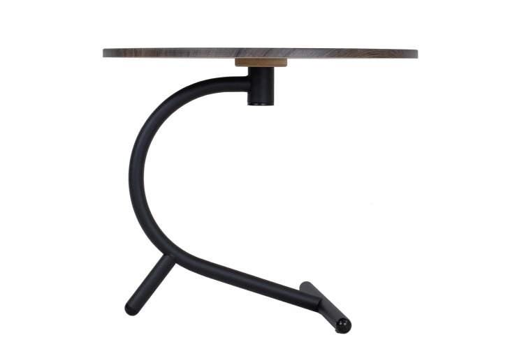 Стол журнальный Дуэт 14 дуб маррон/черный-2