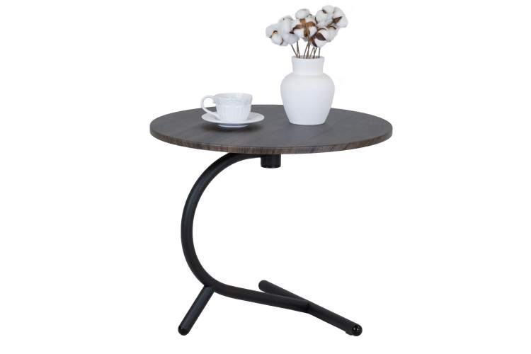 Стол журнальный Дуэт 14 дуб маррон/черный-7