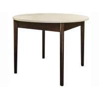 Стол обеденный Мариус М 81 раздвижной слоновая кость/орех 100/139*100