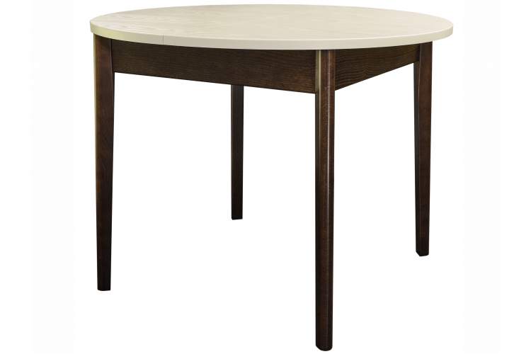 Стол обеденный Мариус М 81 раздвижной слоновая кость/орех 100/139*100
