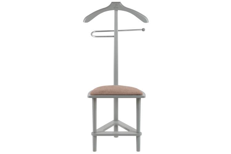 Вешалка костюмная с сиденьем В 26Н серый-1