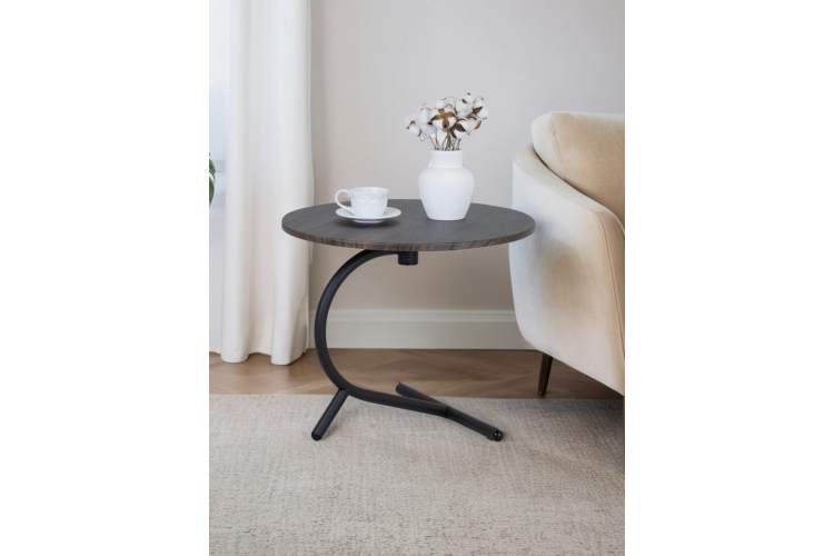 Стол журнальный Дуэт 14 дуб маррон/черный-9