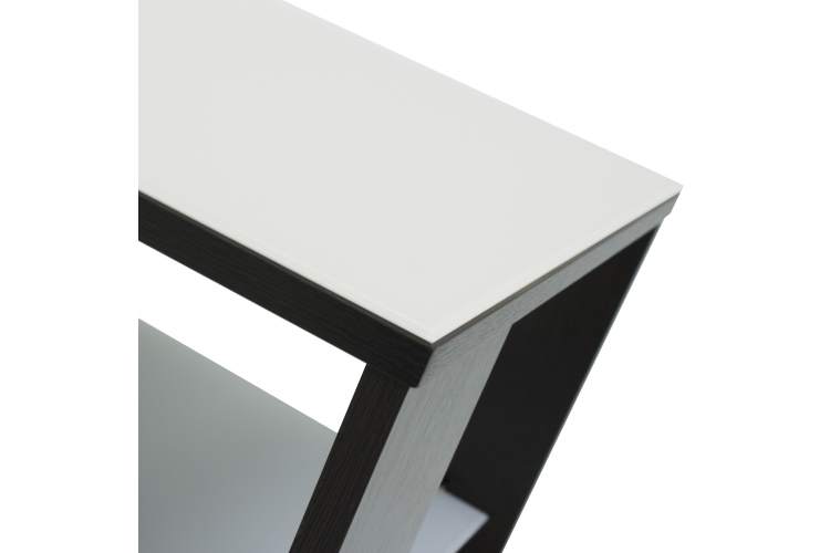 Стол журнальный BeautyStyle 5 венге/стекло белое-6