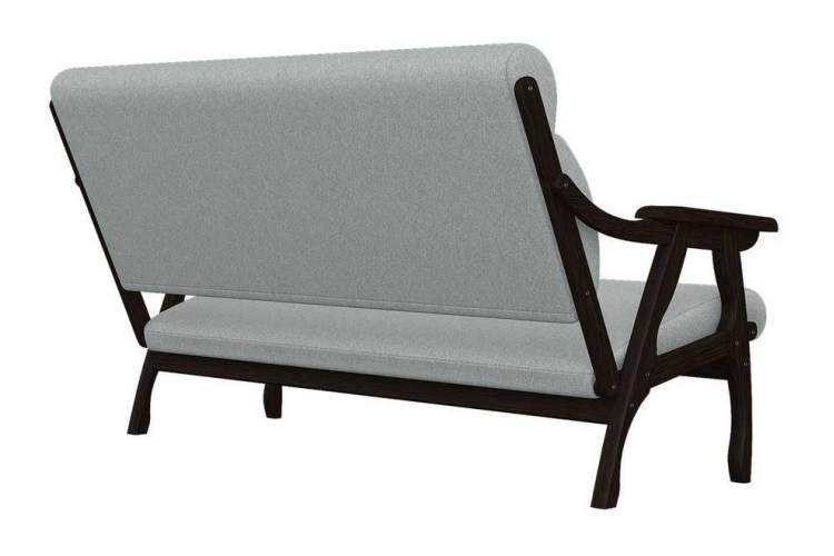 Диван Вега 10 ткань серый, каркас венге-1