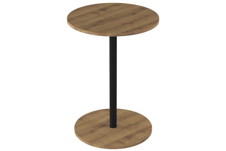 Стол журнальный Кат дуб вотан/черный