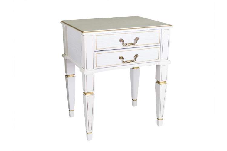 Тумба Васко В 118Н белый ясень/золото