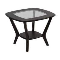 Журнальный стол Стол журнальный Мельбурн со стеклом венге/венге