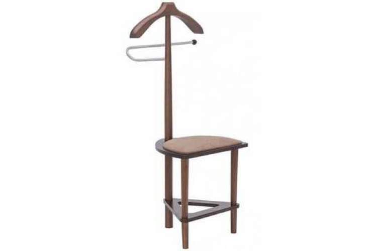 Вешалка костюмная с сиденьем В 26Н средне-коричневый
