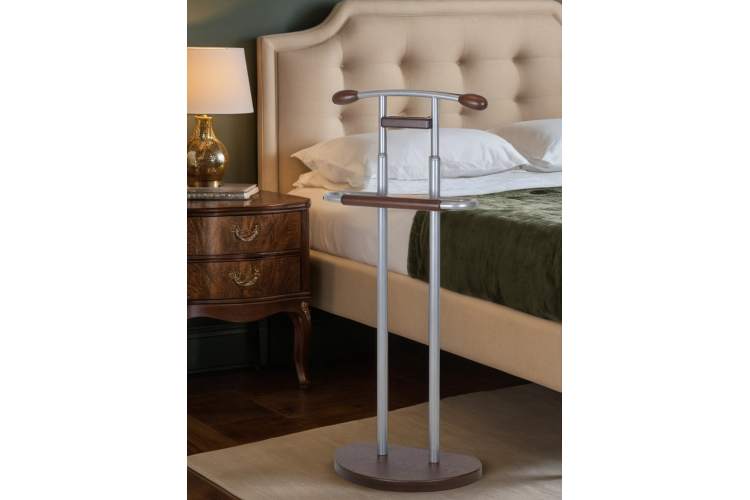 Вешалка костюмная ГАЛАНТ 333 металлик/темно-коричневый-12