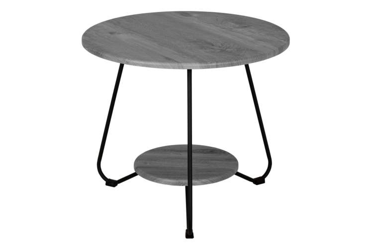 Стол журнальный BeautyStyle 38 орех гикори grey/черный-1