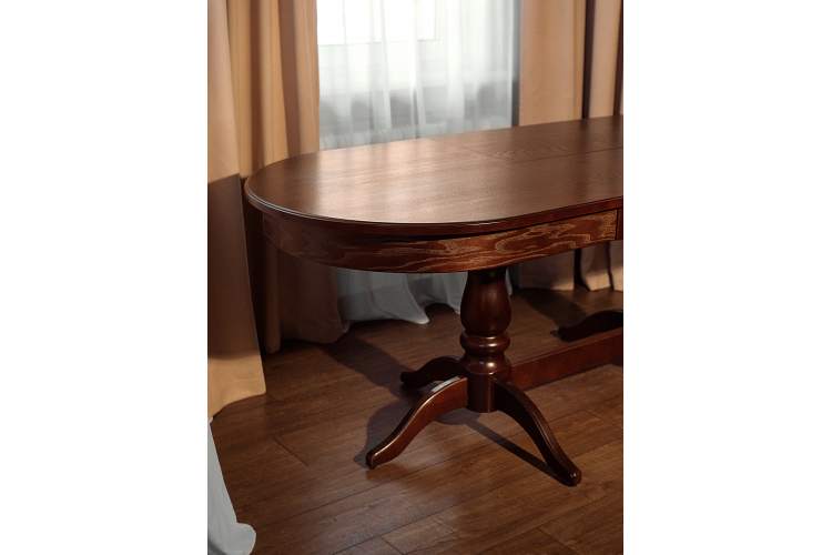 Стол обеденный Тарун 3 раздвижной орех 150/200*84-4