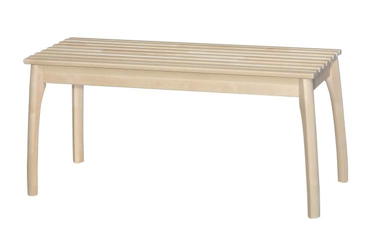 Скамья для прихожей массив, каркас лак