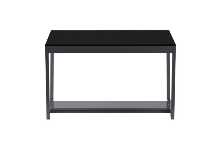Стол журнальный BeautyStyle 1 серый графит/стекло черное-1