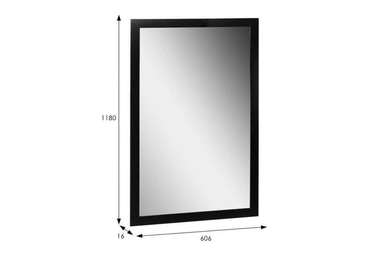 Зеркало настенное BeautyStyle 11 черный 118 см х 60,6 см-4