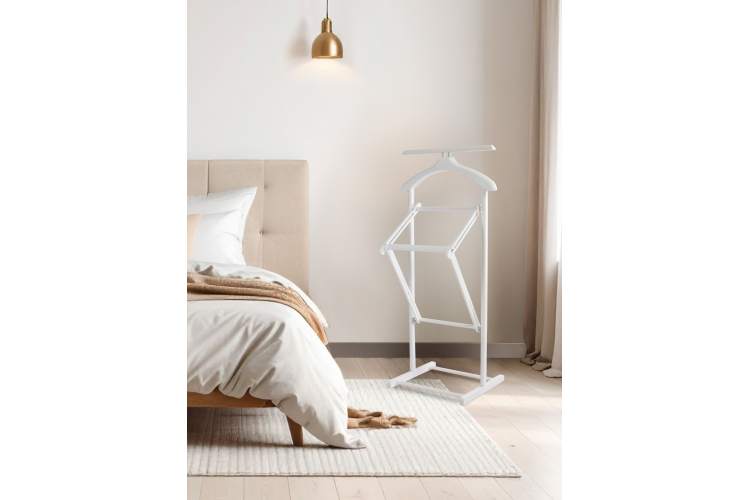 Вешалка костюмная складная В 21Н белый-4