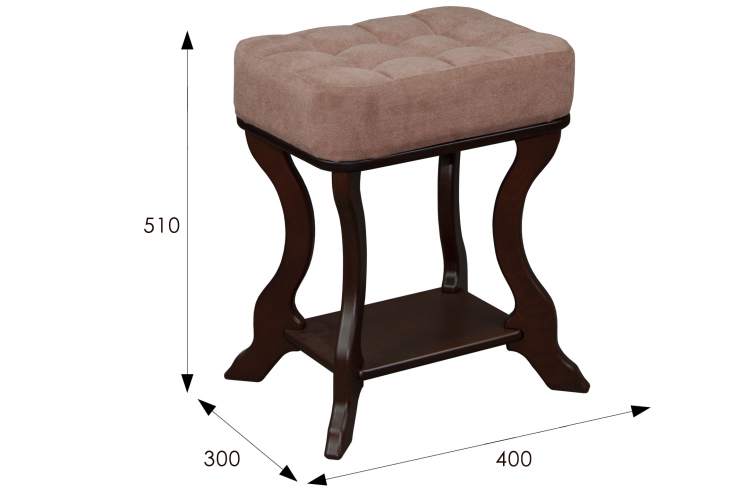 Банкетка Берже 26 темно-коричневый-9