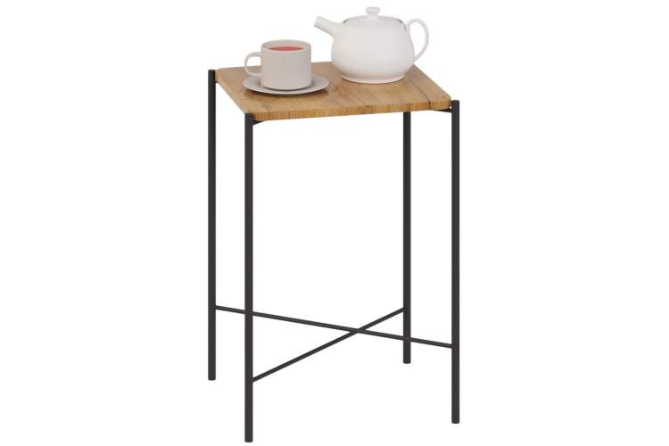 Стол журнальный Лори секвойя крем/черный-3