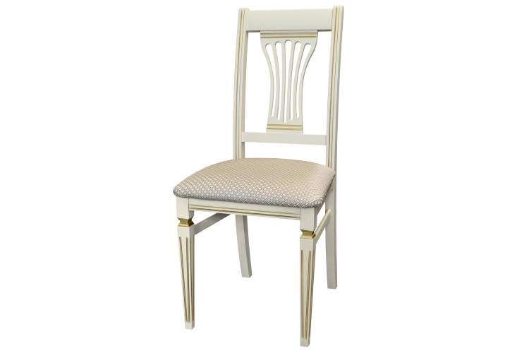 Стул Анри слоновая кость/золото, Атина ваниль