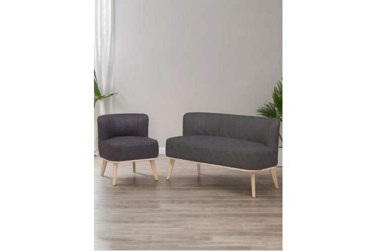 Диван Жирон ткань kiprus 13, каркас лак-11