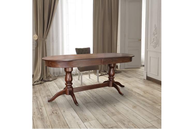 Стол обеденный Тарун 3 раздвижной орех 150/200*84-2