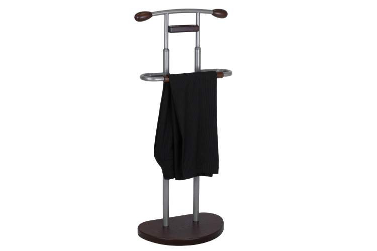 Вешалка костюмная ГАЛАНТ 333 металлик/темно-коричневый-6