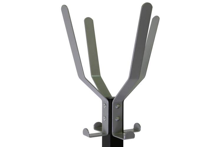 Вешалка напольная Босс 5 темно-коричневый/металлик-1