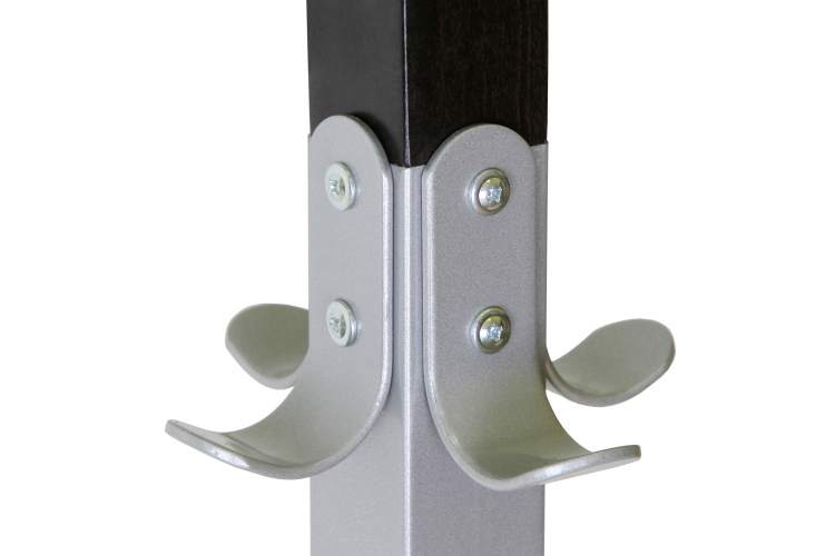 Вешалка напольная Босс 5 темно-коричневый/металлик-2