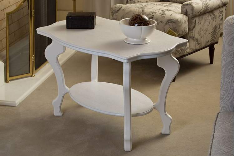 Стол журнальный Берже 1С белый ясень-11