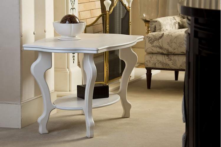 Стол журнальный Берже 1С белый ясень-13