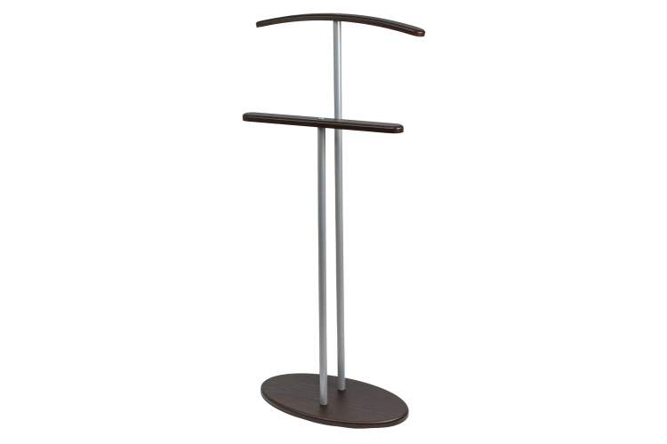 Вешалка костюмная Дэви 2 металлик/венге