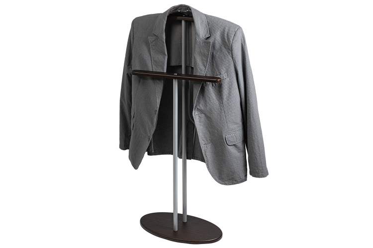 Вешалка костюмная Дэви 2 металлик/венге-3