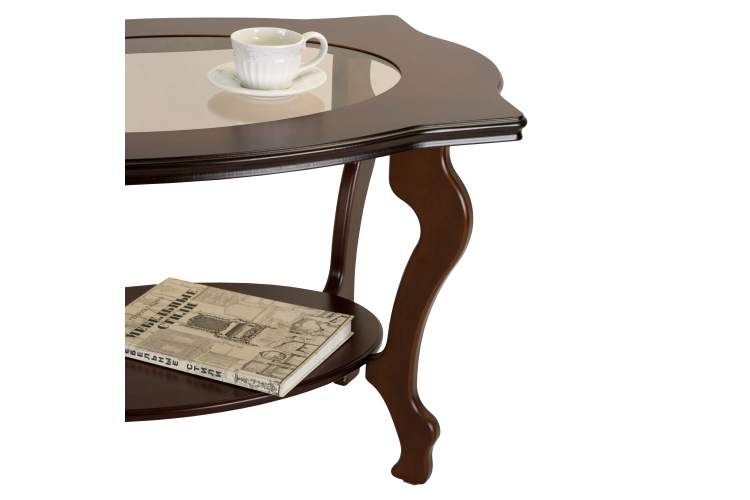 Стол журнальный Берже 1С тёмно-коричневый-3