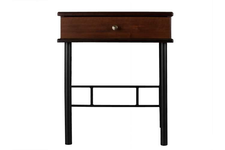 Тумба Сартон 11 черный/средне-коричневый-1