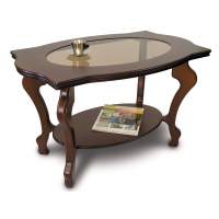 Стол журнальный Берже 1С тёмно-коричневый