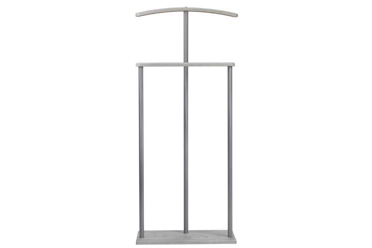 Вешалка костюмная Дэви 1 металлик/дуб дымчатый-1