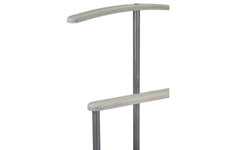 Вешалка костюмная Дэви 1 металлик/дуб дымчатый-3